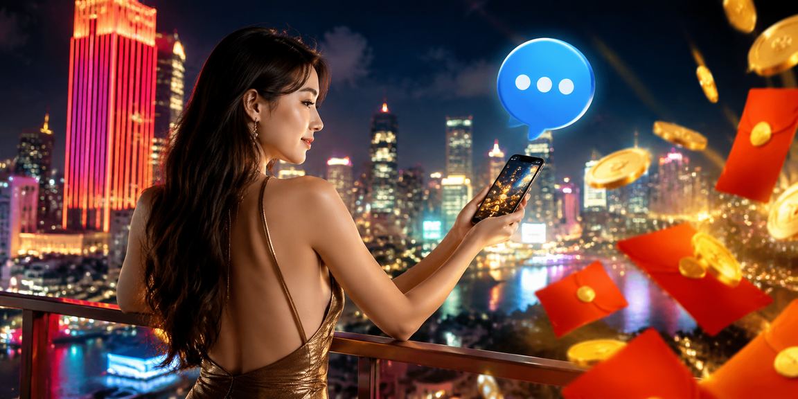 Bì thư đỏ và ánh đèn neon biểu trưng ưu đãi tại TP.HCM