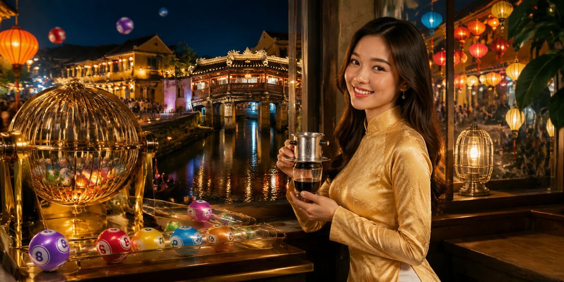 Cảnh Hội An gợi không khí xổ số và lễ hội truyền thống Việt Nam