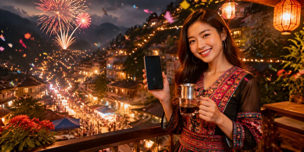 Người dùng Sapa chơi casino di động bên tách cà phê sáng sớm